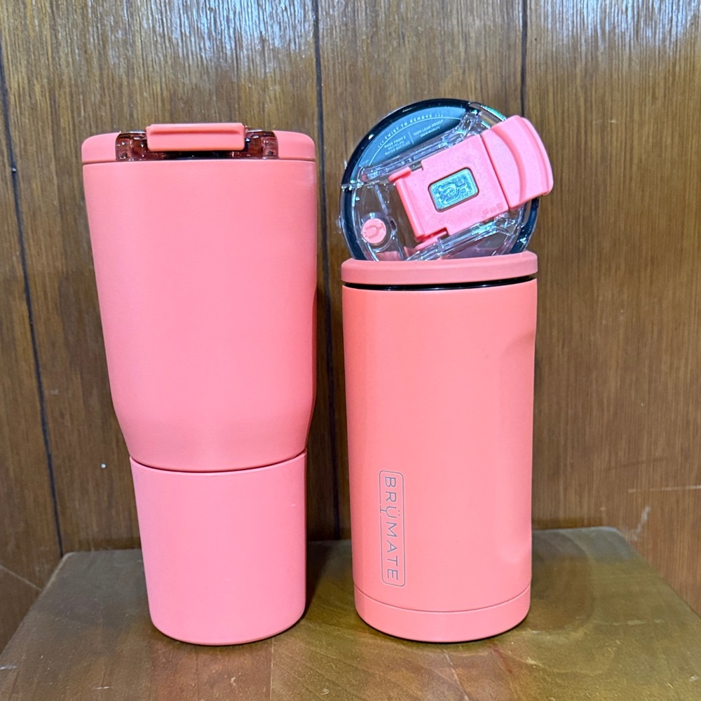 BrüMate Coral Tumbler Set